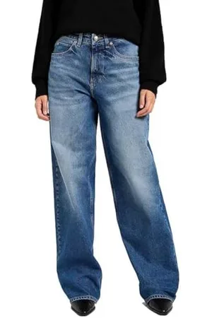 Lee Damen Rider Loose Jeans, , 32W / 33L EU