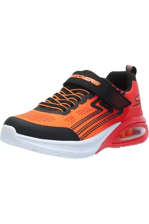 Skechers Microspec Max Advance Sneaker, Black/Red