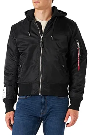Alpha Industries Herren MA-1 ZHP Bomberjacke, Black, S