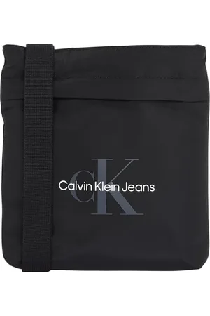 Calvin Klein Herren Umhängetasche Sport Essentials Flatpack mit Logo, Schwarz (Na Black), Einheitsgröße