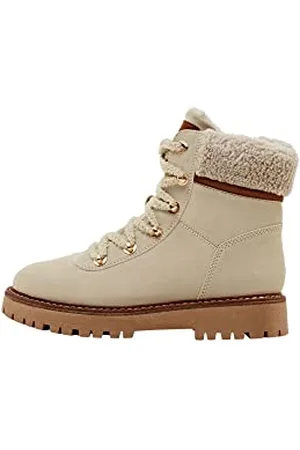 ESPRIT Modischer Damen Fashion Boot, 110/OFF White, 38 EU