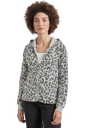 Street one Damen A303054 Sweatjacke mit Kapuze,Mehrfarbig, 42