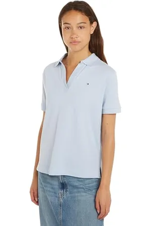 Tommy Hilfiger Damen Poloshirt Kurzarm Slim Fit, , XS