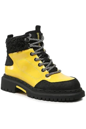 Desigual Damen Shoes_Trekking Hiking Shoe, Yellow, 40 EU