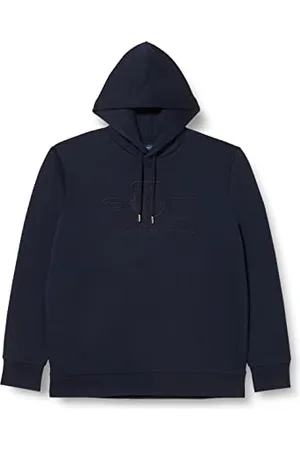 GANT Herren REG Tonal Shield Hoodie Kapuzenpullover, , L