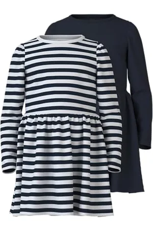 NAME IT Mädchen Nmfvivia Dress 2p Noos Kleid, , 92 EU