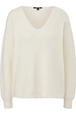 Comma, Pullover mit Rippstruktur und Strickmuster