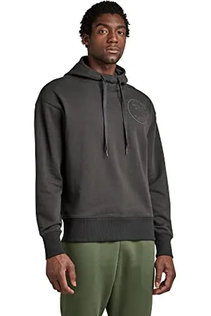 G-Star RAW Herren Back Graphic Loose Hooded Sweatshirt, , M