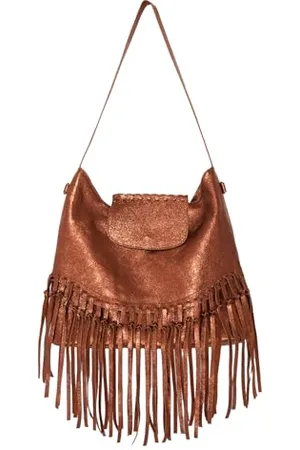 Joe Browns Damen Boho Tassel Trim Premium Suede Shoulder Bag Umhängetasche
