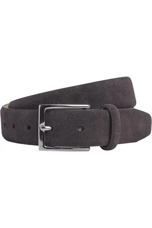 Hackett Herren Suede Feather Edge Gürtel, , 38