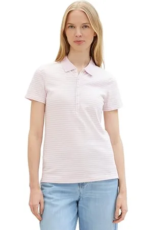 TOM TAILOR Damen Basic Polo Shirt, , XXXL