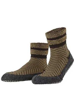 Falke Herren Hausschuhe Cosyshoe Herringbone, Schurwolle, 1 Paar, , 39-40