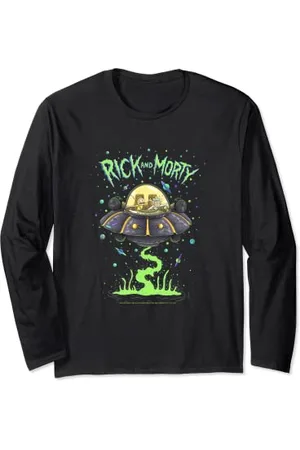 Rick and Morty Drunk Rick Ship Langarmshirt