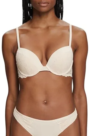 ESPRIT Damen Big Flower Lace Rcs Clas.push Push Up BH, , 70 / 70C EU