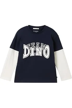 TOM TAILOR Jungen Kinder Oversized Langarmshirt in Two-in-One-Optik, , 128/134
