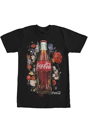 Coca-Cola Herren-T-Shirt mit Flaschen-Film, kurzärmelig, Cola, , L