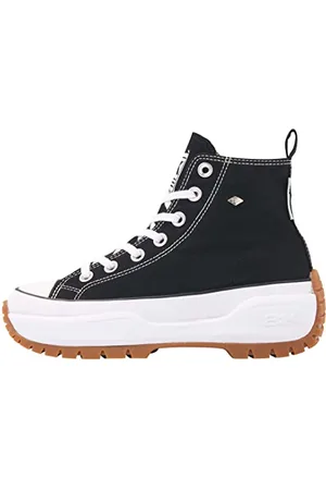 British Knights Damen Kaya MID Fly Sneaker, Black, 39 EU