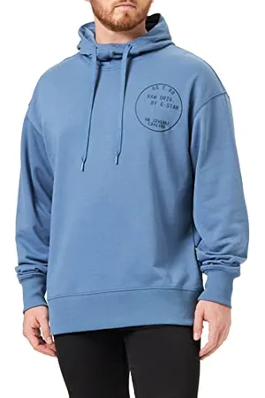 G-Star RAW Herren Back Graphic Loose Hooded Sweatshirt, , L