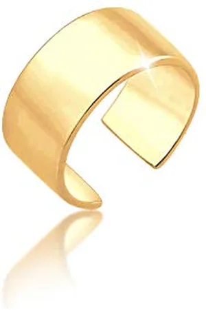 Elli Ohrringe Damen Single Earcuff Basic Trend Blogger in 925 Sterling Silber Vergoldet