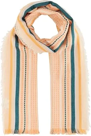 TOM TAILOR Damen Schal mit Streifen, , ONESIZE