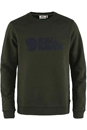 Fjällräven Fjallraven Mens Logo Sweater M Sweatshirt, Deep Forest, XS