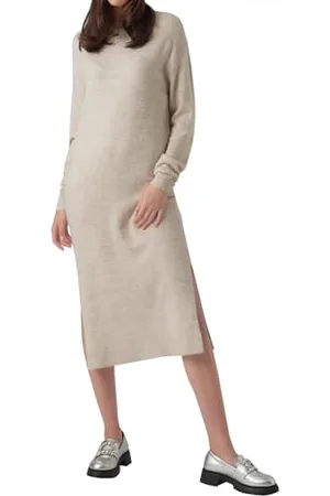 VERO MODA VMLEFILE LS Boatneck Calf Dress NOOS