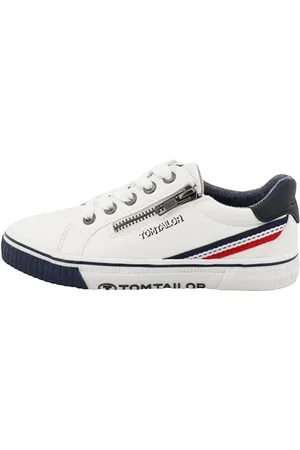 TOM TAILOR 7470180002 Sneaker für Jungen, White, 33 EU