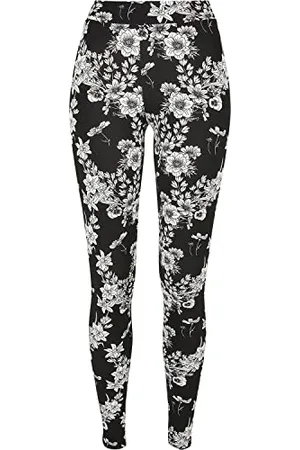 Urban classics Damen Ladies Soft AOP Leggings Yoga Pants, , 3XL