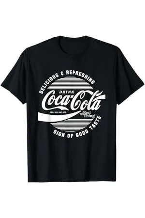 Coca-Cola Coca Cola Circle Logo weißer Text T-Shirt