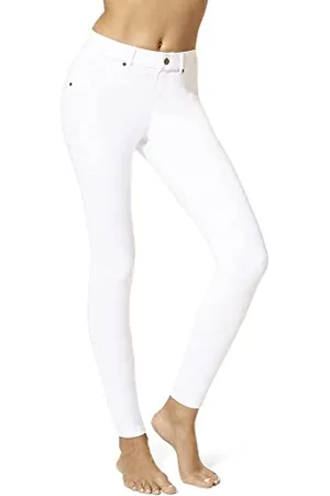 HUE Damen Essential Denim Leggings Strumpfwaren, , M