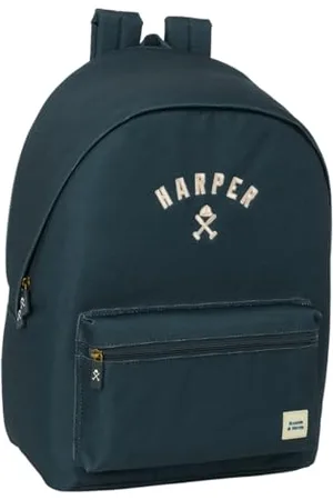 Safta Harper & Neyer Rucksack für Laptops mit 39,6 cm (15,6 Zoll) und USB, ideal für Jugendliche verschiedener Altersgruppen, recyceltes Gewebe, bequem und vielseitig, Qualität und