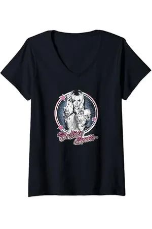 Britney Spears Sie ist ein Star T-Shirt mit V-Ausschnitt