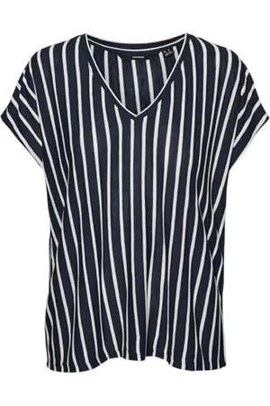 VERO MODA VMLANA SS V-Neck TOP JRS GA