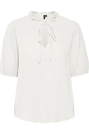 VERO MODA Damen Vmnatali Nia 2/4 Wide WVN Top, , XS EU