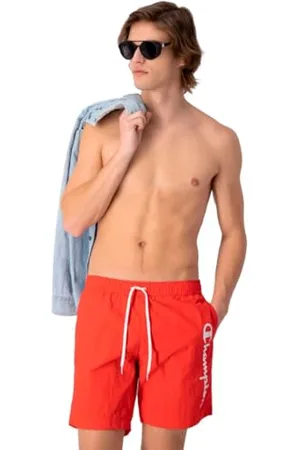 Champion Herren Legacy Beachshorts Ac Logo Badehose, , Small