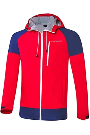 Black Crevice Herren dünne wasserdichte Hardshell Jacke, atmungsaktiv, , S