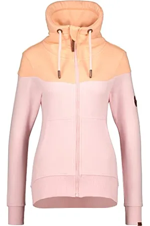 alife kickin ALIFE and Kickin ValenaAK A Sweat Jacket – Damen Sweatjacke – Leichte Jacke mit Reißverschluss – Zipper Kapuzenjacke - Perfekt für Übergangszeiten XS