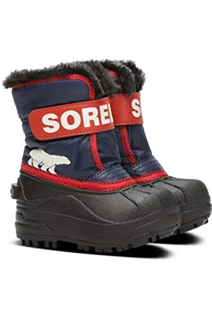 sorel KIDS SNOW COMMANDER Schneestiefel für Unisex Kinder, Lila (Nocturnal x Sail Red) - Toddler, 23 EU