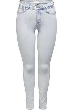 ONLY Female Skinny Jeans ONLWAUW Mittlere Taille Skinny Fit Jeans