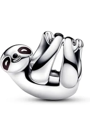 PANDORA Moments Hängendes Faultier Charm aus Sterling Silber, Kompatibel Moments Armbändern, 793331C01
