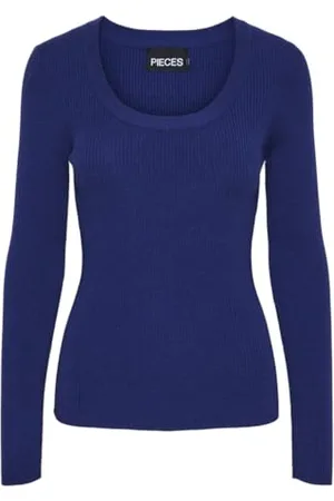 Pieces® Pcmira Ls U-Neck Knit Noos Bc
