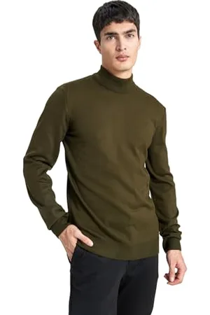 DeFacto Herren Pullover - Stilvolle an Rollkragenpullover - Strickjacken & Strickpullover für Herren - Pullover und Strickjacken für jeden
