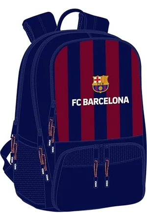Safta F.C. Barcelona Rucksack für Paddel, Sport-Rucksack, ideal für verschiedene Altersgruppen, bequem und vielseitig, Qualität und Widerstandsfähigkeit, 30 x 17 x 42 cm, Marineblau/Bordeaux