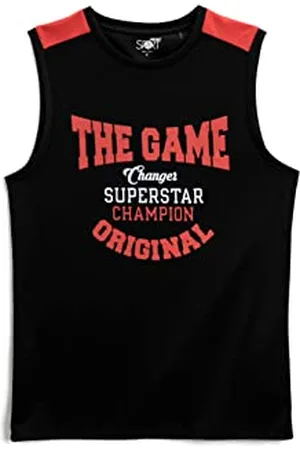 Koton Men Basic Sport Tanktop College Printed Crew Neck Sleeveless