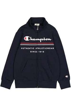 Champion Jungen Legacy Graphic Shop B (306840) -Ultra-Light Soft Compact Powerblend Fleece Full-Zip Hoodie, , 5-6 Years