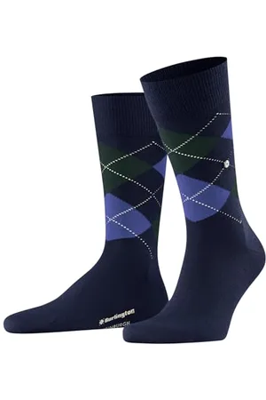 Burlington Herren Socken Edinburgh M SO Wolle gemustert 1 Paar, , 40-46