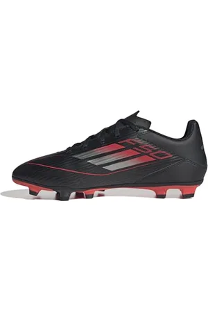 adidas Unisex F50 Club Football Boots FG/MG Fußballschuhe, core Black/Iron met./Lucid red