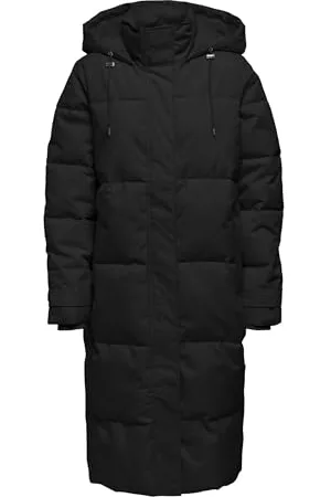 ONLY Damen Onlirene Puffer Coat Cc OTW Mantel, Black, 42