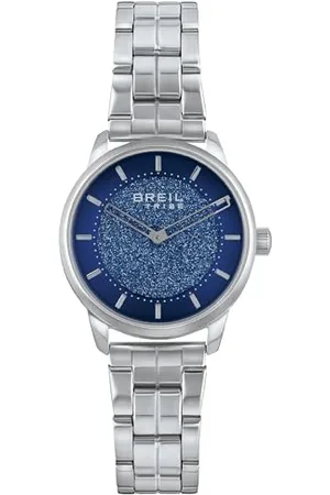 Breil Damenuhr Lucille Collection EW0541 - Damen-Accessoires - Polierte Stahluhr für Damen mit einem Gehäusedurchmesser von 32 mm und Einer Verstellbaren Armbandlänge von 13,5 bis 19 cm