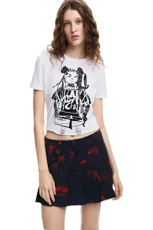 Desigual Damen Woman Woven Short Skirt, , M EU